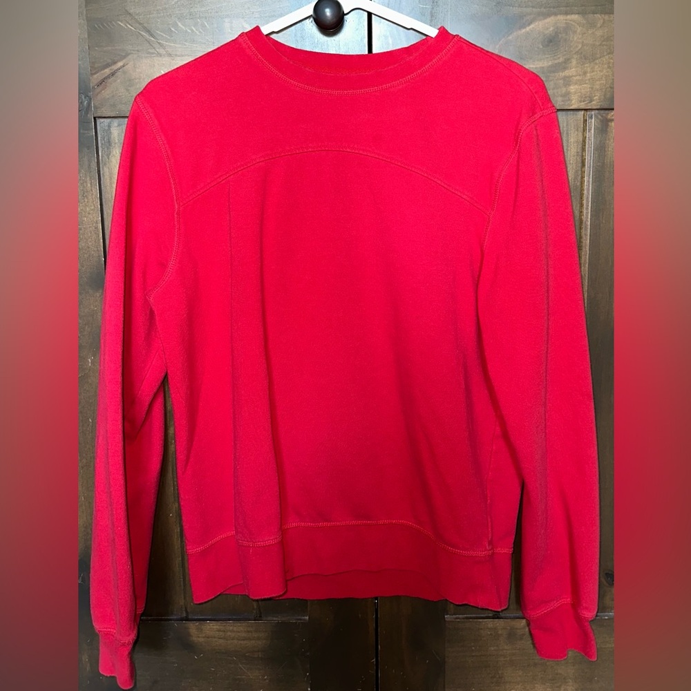 Red sweatshirt